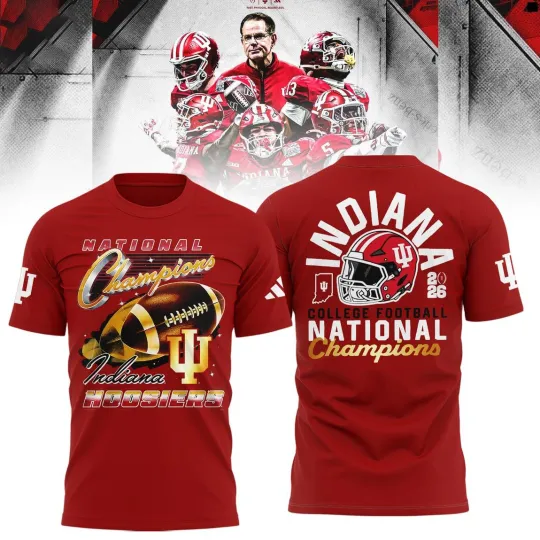 Indiana Hoosiers College Football National Champions 2026 Shirt