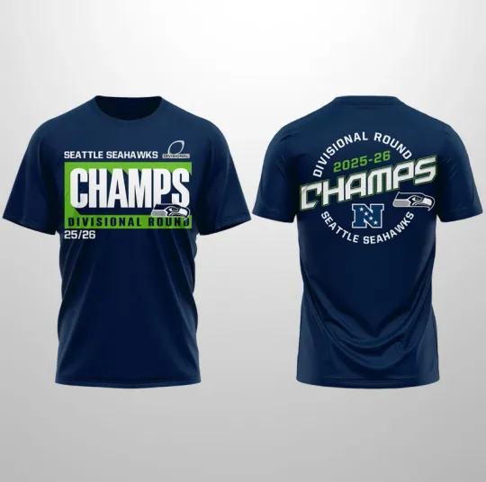 Discover HOT NEW ITEM! Seahawks Divisional Round Champs 2025-26 Shirt