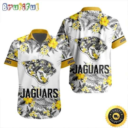 football Jacksonville Hawaiian Shirt Special Floral Tropical Team Spirit