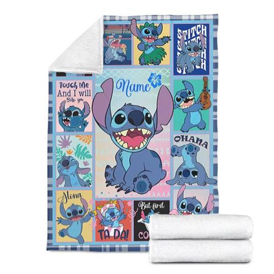 Discover Personalized Cartoon Name Blanket: Plush Fleece Gift for Kids