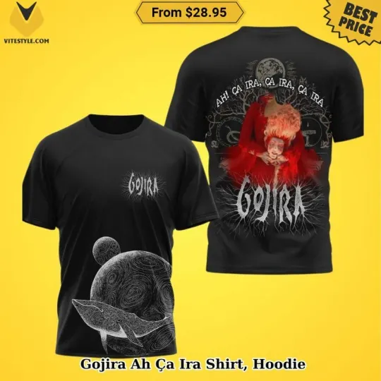 Discover Speical Gojira Ah Ça Ira 3D All Over Print Shirt For Fan Gifts
