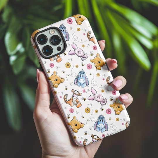 Discover Winnie the Pooh Phone, Disney Iphone Case, Disney Phone Case, Samsung Phone Case, Iphone 15 Plus, Iphone 15 pro Case, Magsafe Phone Case
