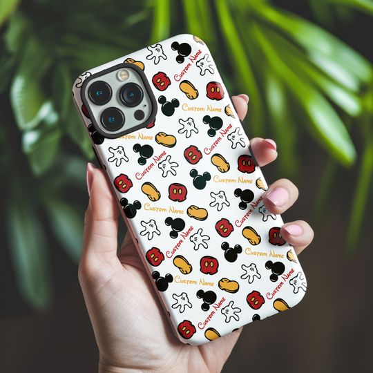 Discover Mickey Mouse Phone Case, Disney Iphone Case, Disney Phone Case, Samsung Phone Case, Iphone 15 Plus, Iphone 15 pro Case, Magsafe Phone Case