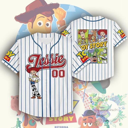 Discover Jessies Toy Story Shirt, Disney Pixar Shirt, Custom Number Woody Buzz Toy Story Party