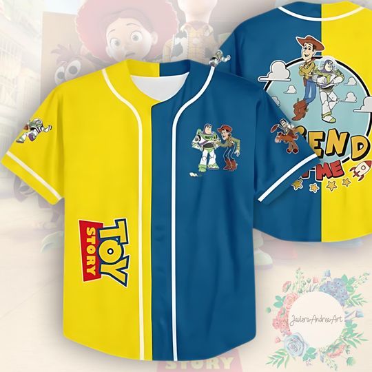 Discover Disney Toy Story Baseball Jersey, Woody & Buzz Lightyear Jersey, You've Got A Friend Jersey