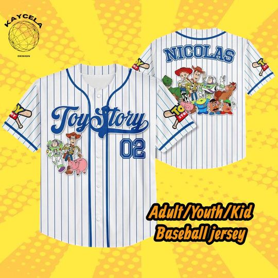 Discover Custom Toy Story Baseball Jersey, Personalized Disney Toy Story Jersey, Disney Baseball Team Outfit