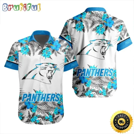 football Carolina Hawaiian Shirt Special Floral Tropical Team Spirit