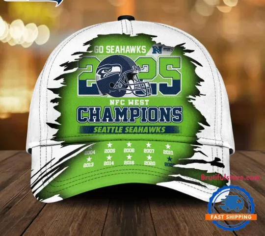 Seattle1 Seaha-Wk football Nfc West Champions Super Bowl Classic Cap