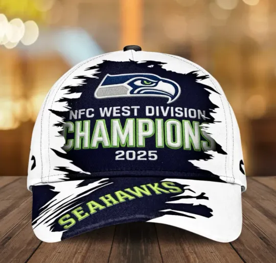 Discover Seattle1 Seaha-Wk 2025 Nfc West Champions Cap