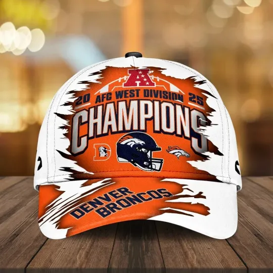 Broncos 2025 AFC West Champions Classic Cap
