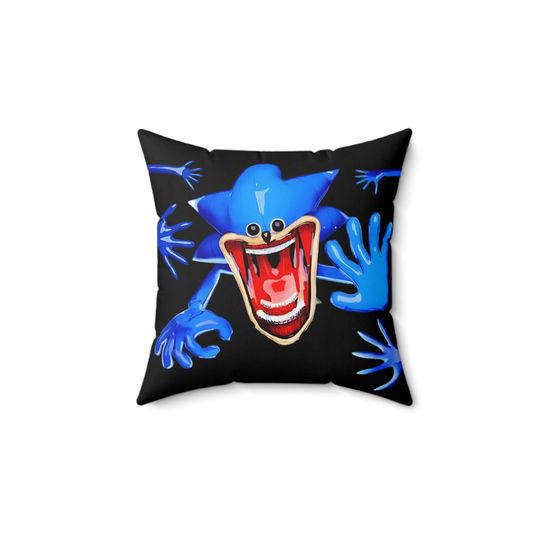 Shinsonic animation youtube terror for decoration room Spun Polyester Square Pillow