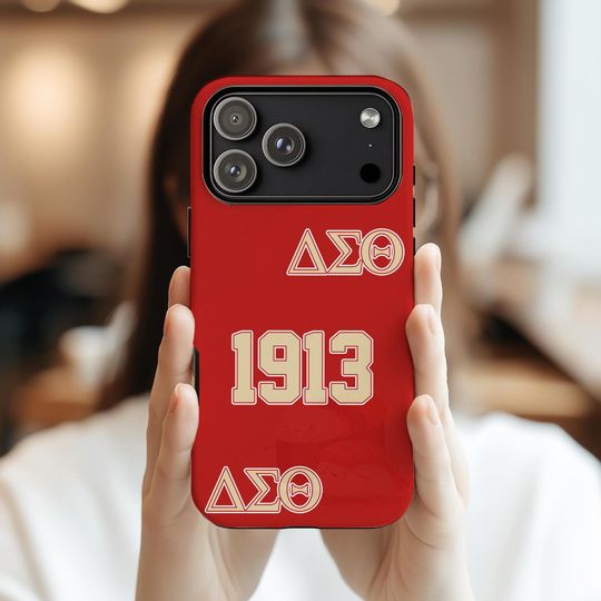Discover Delta Sigma Theta Phone Case, Sorority Greek Phone Cover, HBCU iPhone Case