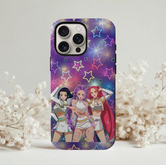 Kpop Demon Hunters Phone Case for iPhone, Demon Kpop Idol Magsafe Tough Case
