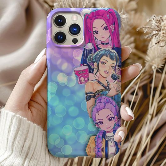 Kpop Demon Hunters iPhone Case, Magsafe Tough Phone Cover, Huntrix Movie Fan Merch