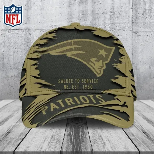 Discover Patriots 2025 Salute to Service Classic Cap