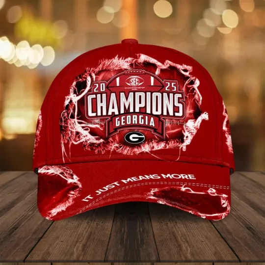 Discover Bulldogs Football 2025 SEC Champions Classic Cap
