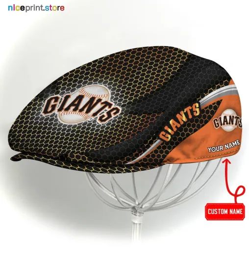 Discover San Francisco Team Giants Jeff Cap Newsboy Cap Golf Cap Flat Cap for men