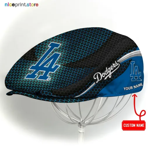 Discover Los Angeles Team Dodgers Jeff Cap Newsboy Cap Golf Cap Flat Cap for men