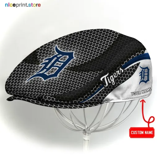 Discover Detroit Team Tigers Jeff Cap Newsboy Cap Golf Cap Flat Cap for men