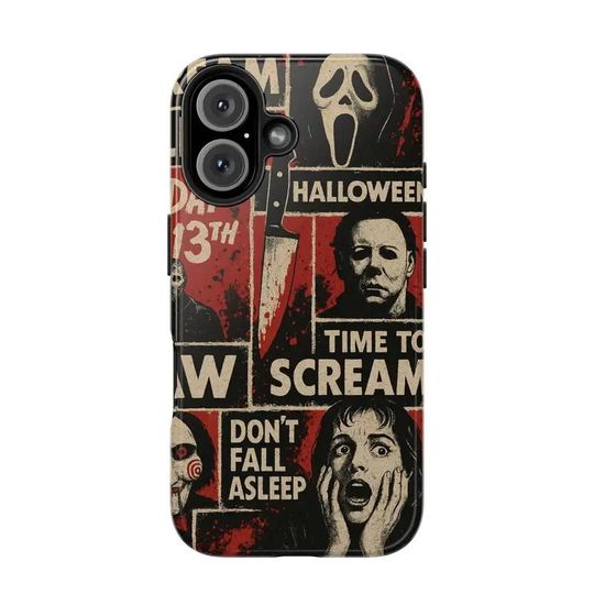 Halloween Horror Vibes Phone Case – Dark Horror Movie Aesthetic for iPhone