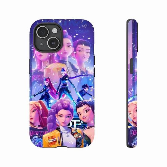 Kpop Demon Hunters Fan Art iPhone Case for Fans Gift Phone Accessories