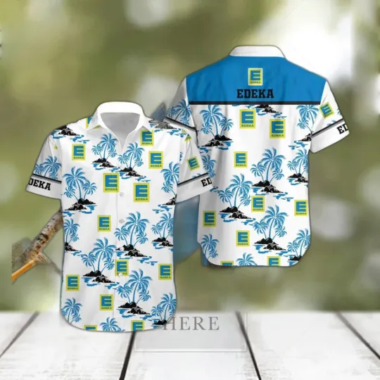 Discover Edeka 3D Hawaiian Shirt Aloha Summer Vacation Gift For Men And Women