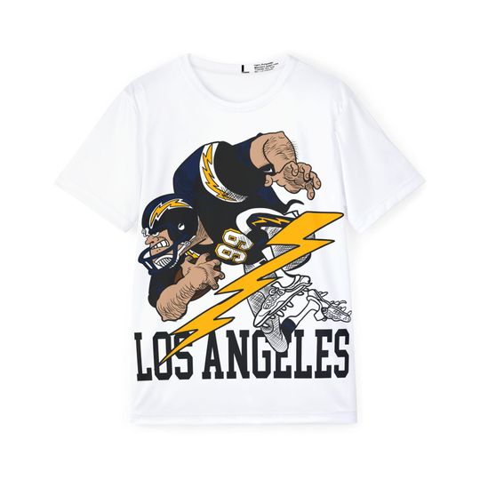 Discover Vintage Los Angeles Chargers T-Shirt, Men's Sports Tee, Retro Football Shirt