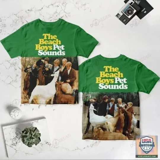 Discover The Beach Boys Pet Sounds Tribute Brian Wilson 3D T Shirt Size S-5XL
