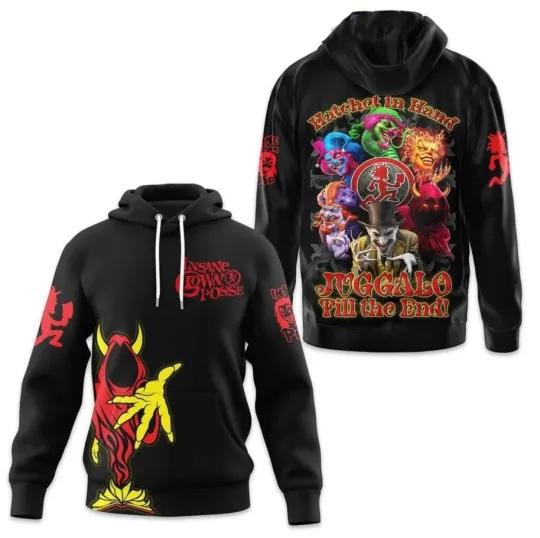 Discover Insane Clown Posse Hoodie Black Gifl AOP Men And Women S-5XL SOBU8W