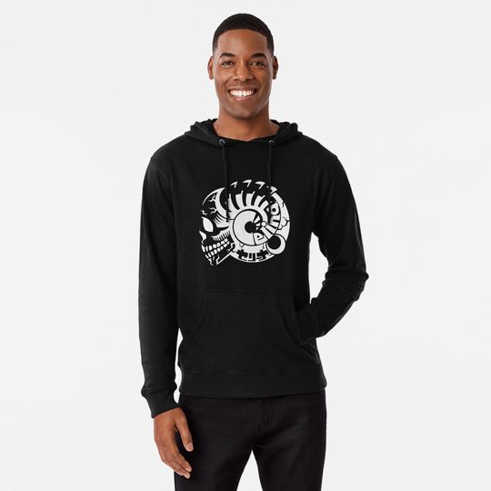 Discover Celina Sheep Skull Logo Lightweight Hoodie