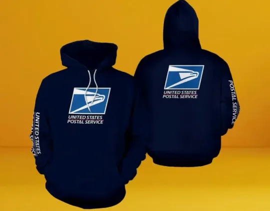 Discover Express Postal Service 3D Hoodie for Delivery Driver