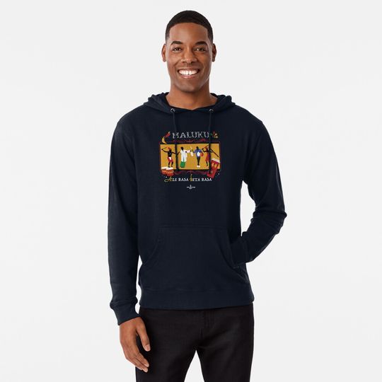 Discover Moluccan Dance and Drum Culture Art Lightweight Hoodie