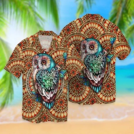 Discover Owl Love Hawaiian Shirt