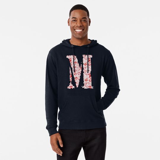 Discover KISSES LETTER - KISSES LETTER M Lightweight Hoodie
