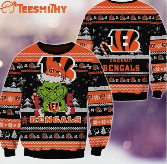Discover Bengal funny character Football Limited Ugly Christmas Sweater 3D Printed Sweater