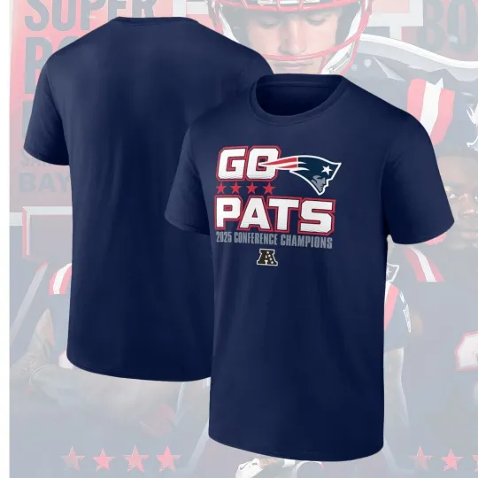 Discover 2025 AFC Champions New England Patriots TShirt