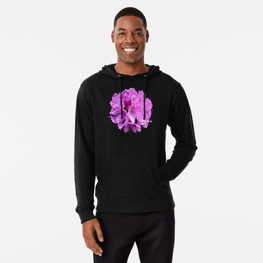 Discover purple rhododendron Lightweight Hoodie
