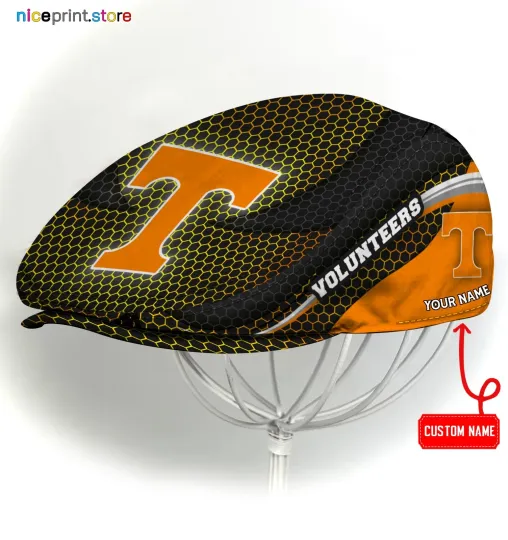 Discover Tennessee Team Volunteers Jeff Cap NCAA Newsboy Cap Golf Cap Driving Hat for Men