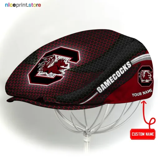 Discover South Carolina Team Gamecocks Jeff Cap NCAA Newsboy Cap Golf Cap Driving Hat