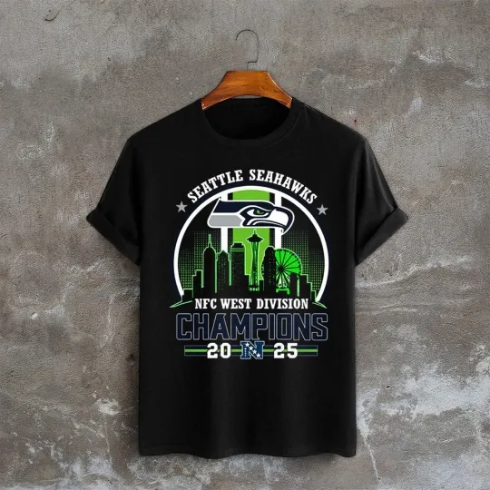 Discover 2025 Seattle Seahawks NFC West Division Champions TShirt