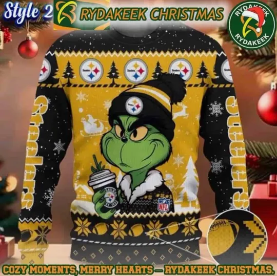 Discover Steeler funny character Stolen Christmas Ugly Freece Sweater Size XS-5XL