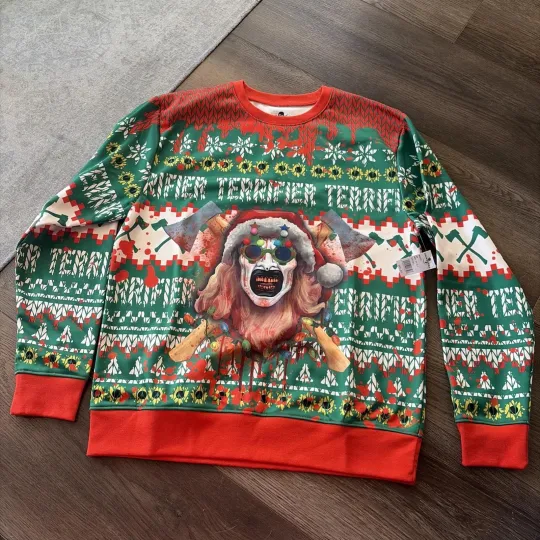 2025 Terrifier Ugly Christmas Sweater   Ugly Christmas Sweater Christmas 2025
