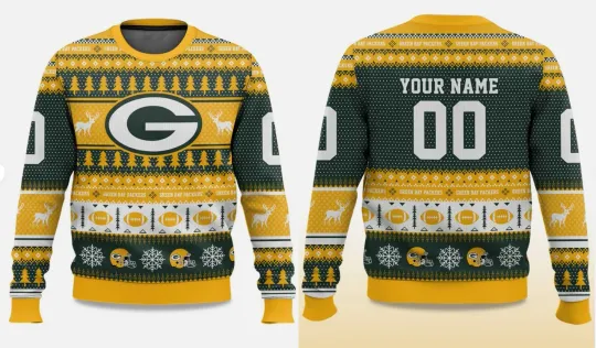 Discover 2025 Christmas Packers Personalized Ugly Freece Sweater Size XS-5XL
