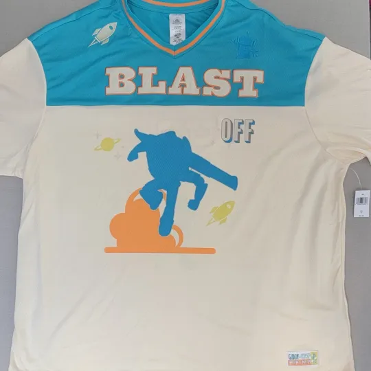 Discover Disney Parks Toy Story Athletic Football Jersey Pullover Shirt XXL