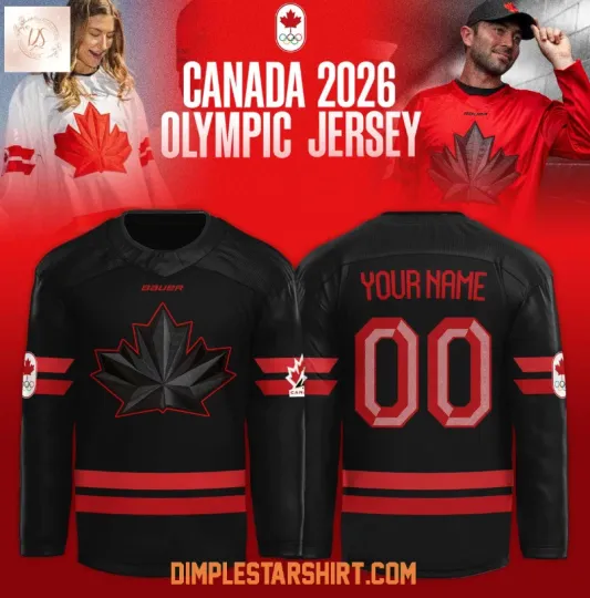 Discover Personalized Canada Olympic Hockey 2026 Hockey Jersey