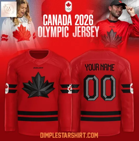 Discover Personalized Canada Olympic Hockey 2026 Red Hockey Jersey