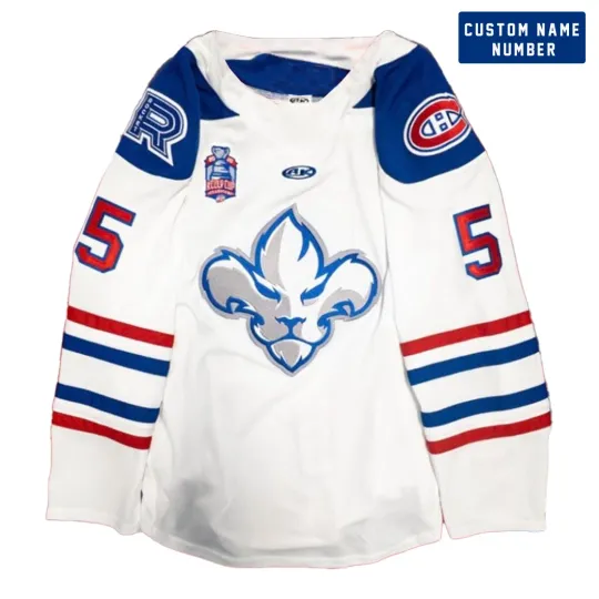 Discover Personalized Trois-Rivieres Lions Hockey Shirt 2025-2026 White Color Fan Apparel