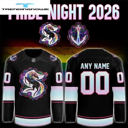 Discover Seattle Kra*ken 2026 Pride Night Hockey Jersey Size XS-5XL