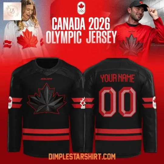 Discover Custom Cana da Olympic 2026 Hockey Jersey Fan Gift S-5XL