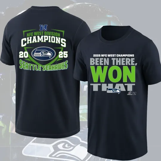 Seattle Seahawks NFC West Division Champions 2025 TShirt Been There Won That Tee